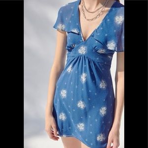 Urban Outfitters Flutter Sleeve Dress